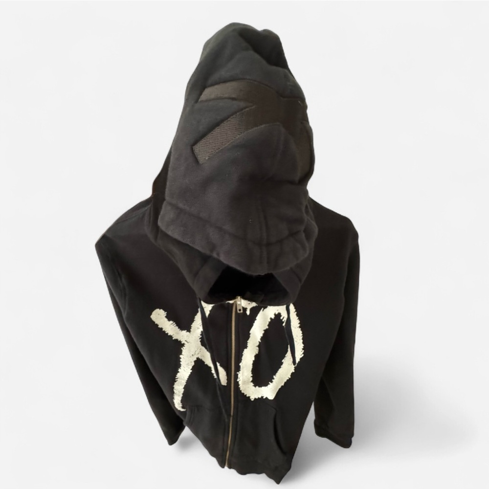 The Weeknd Official Issue Cut & Sewn Collection XO Zip Up Sweater / Hoodie RARE